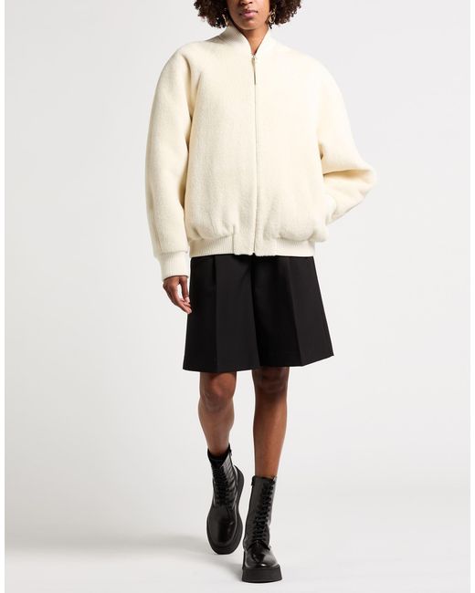 Jacquemus Natural Jacket Alpaca Wool, Virgin Wool