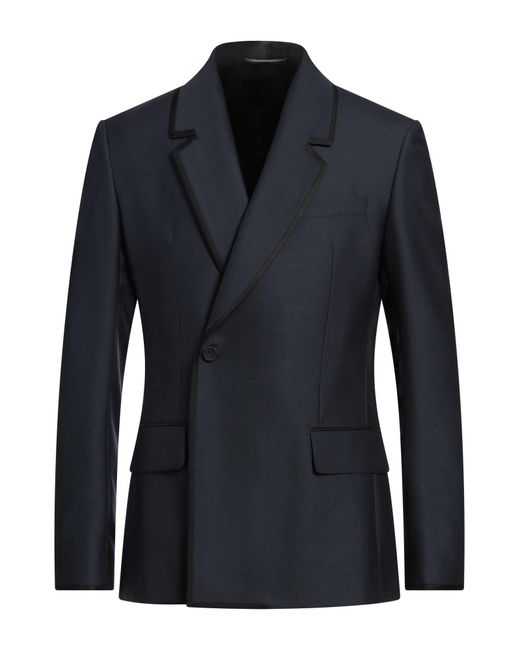 Dior Blue Blazer Wool, Mohair Wool, Silk for men