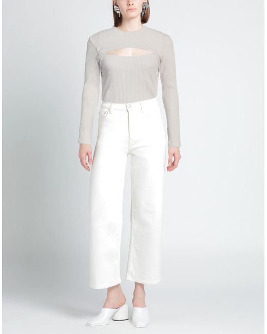 Agolde White Top Organic Cotton, Elastane