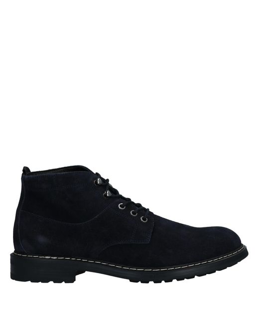 Sergio Rossi Black Ankle Boots for men