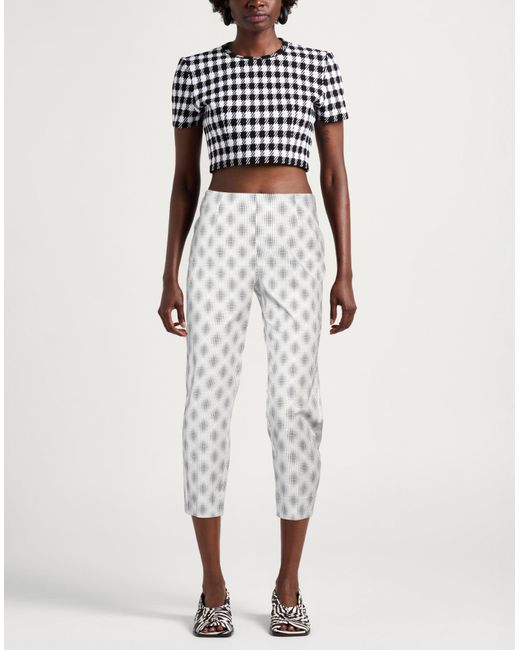 Peserico Gray Pants Cotton, Elastane