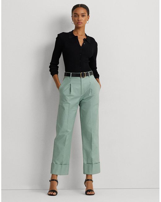 Pantalone di Lauren by Ralph Lauren in Green