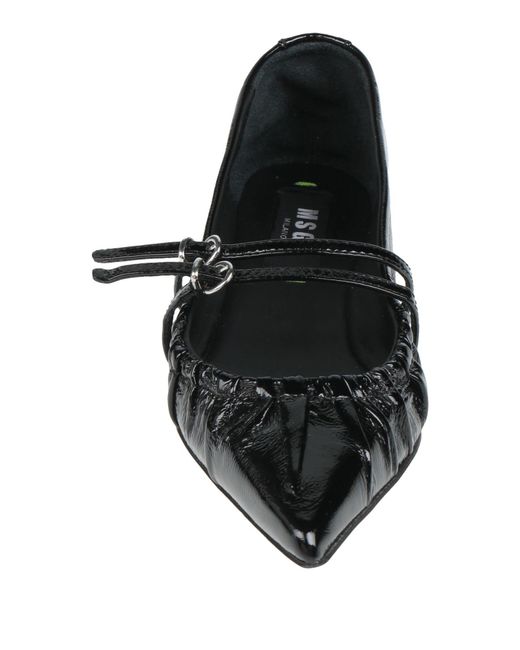 MSGM Black Ballet Flats
