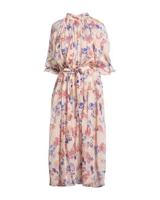 Forte Forte Pink Midi-Kleid