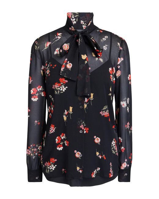 RED Valentino Blue Shirt Silk, Elastane