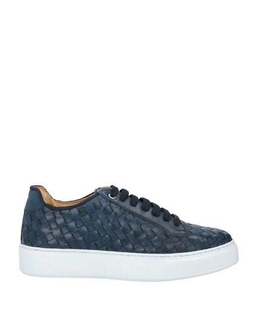 Exton Blue Midnight Sneakers Leather