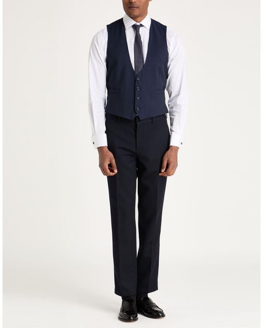 Lardini Blue Waistcoat for men