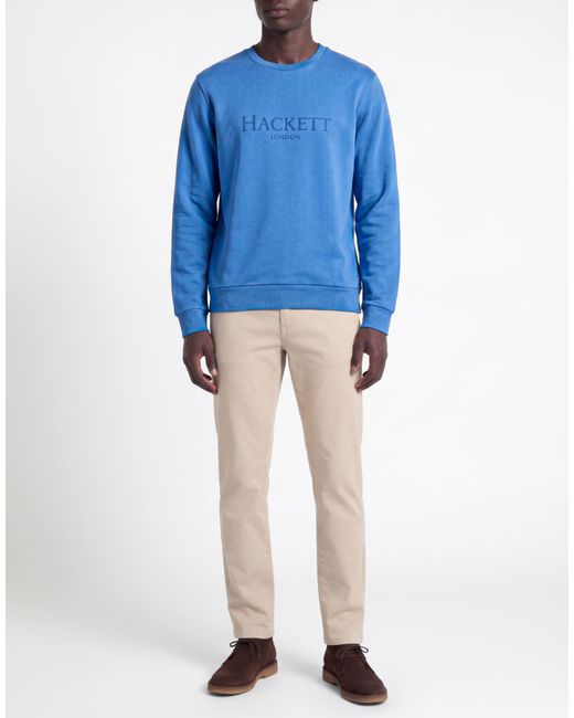 Hackett Blue Sweatshirt Cotton for men