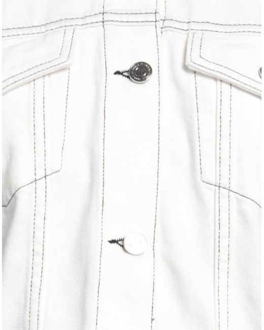 Karl Lagerfeld White Jeansjacke/-mantel