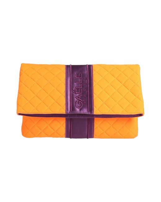 Gaelle Paris Orange Handbag