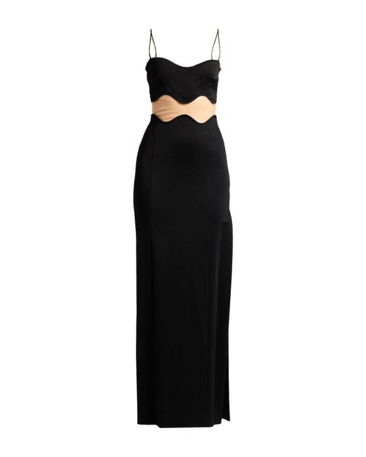 Galvan Black Maxi Dresses
