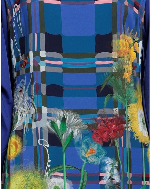 Roberto Cavalli Blue Mini Dress