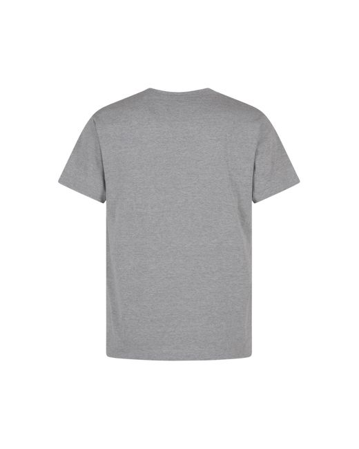T-shirt COMME DES GARÇONS PLAY pour homme en coloris Gray