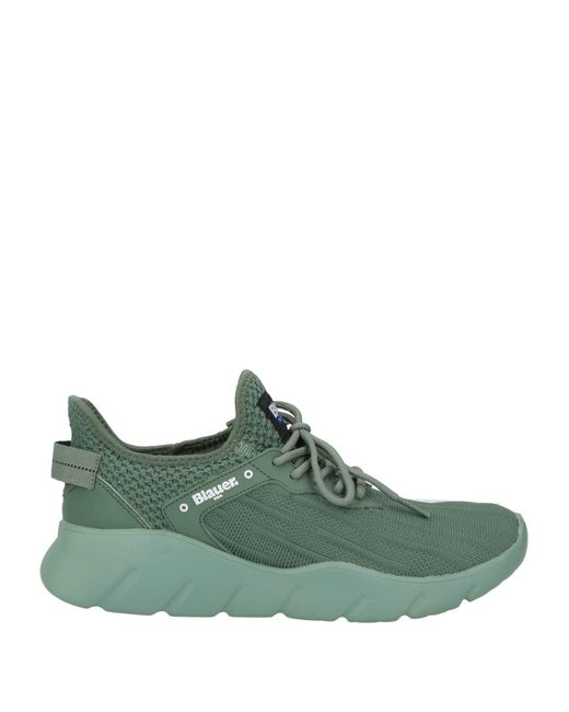 Blauer Sneakers in Green für Herren