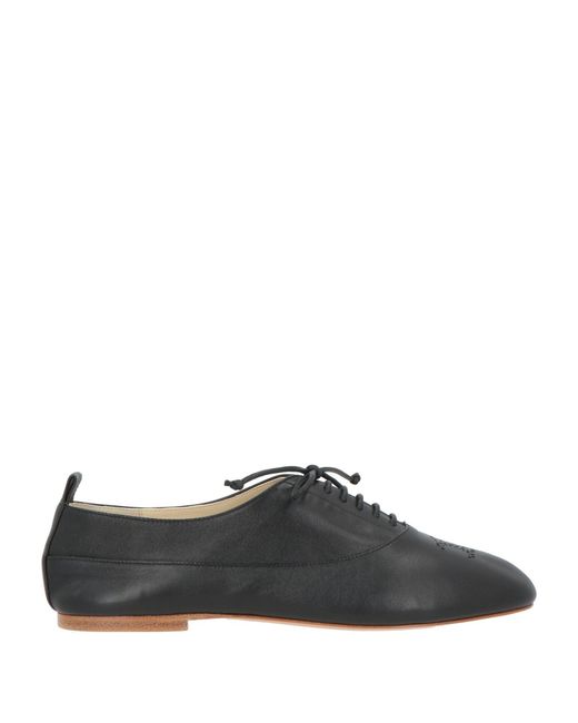 Céline Black Lace-Up Shoes Lambskin