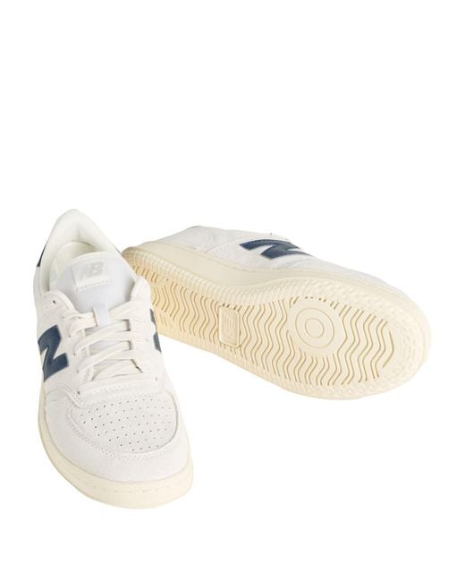 New Balance White Ct500 Sneakers Leather, Textile Fibers for men