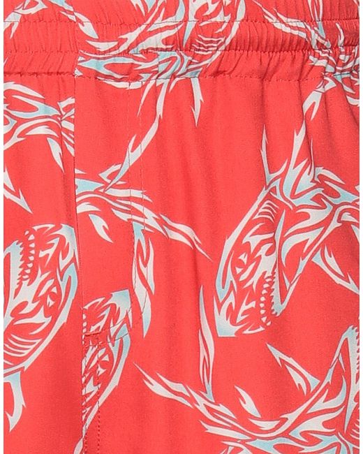 MSGM Red Shorts & Bermuda Shorts for men
