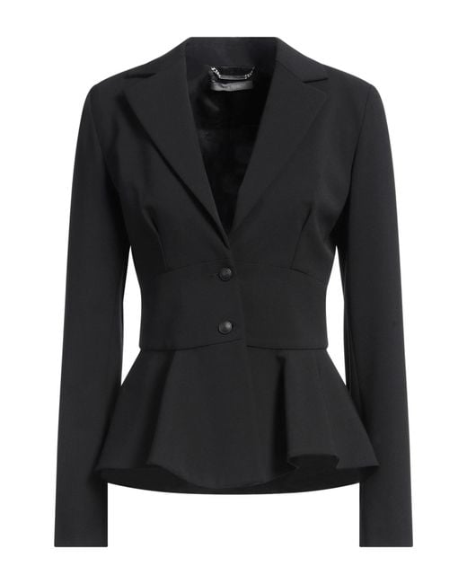 Alberta Ferretti Black Blazer Polyester, Wool, Elastane