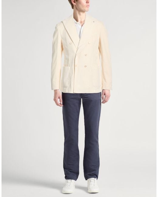 L.b.m. 1911 Natural Blazer Cotton, Elastane for men