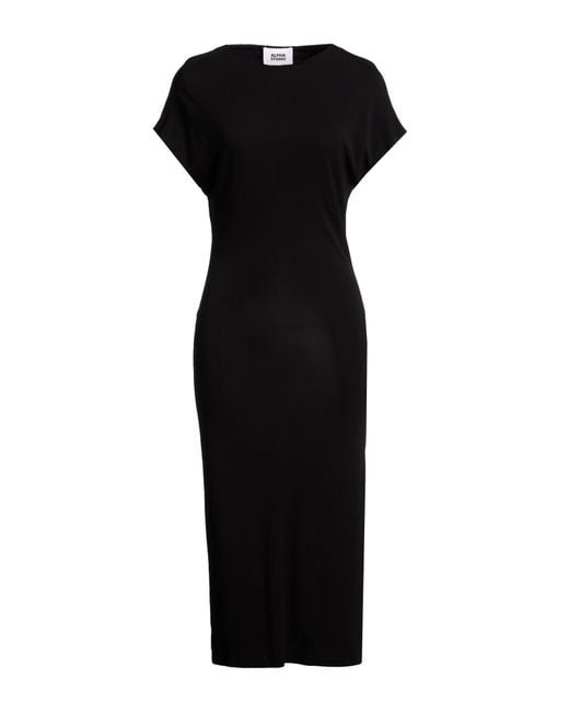 Robe Midi Alpha Studio en coloris Black