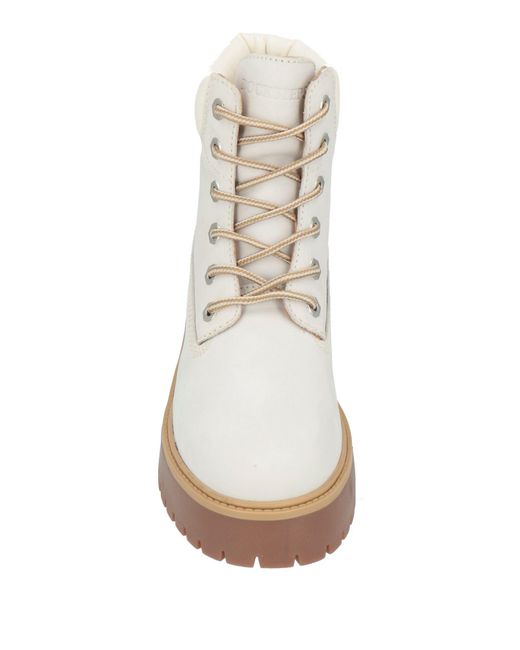 Docksteps Natural Ankle Boots Leather