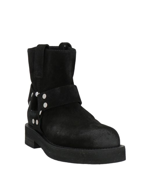 3Juin Black Ankle Boots