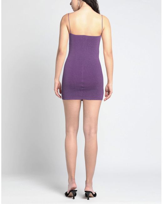 Laneus Purple Mini Dress