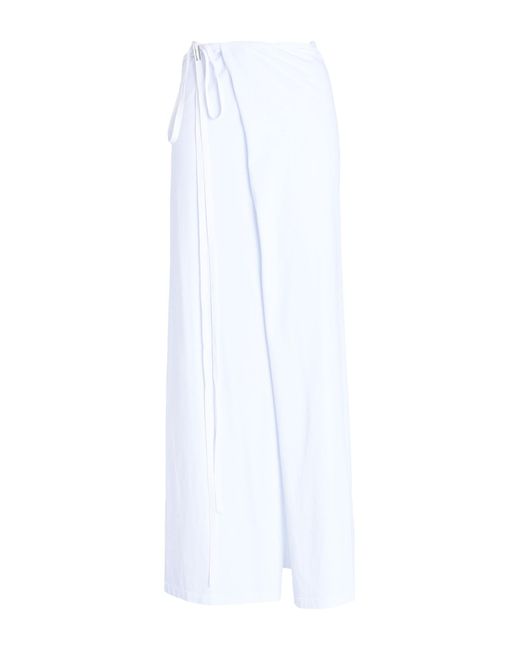 Ann Demeulemeester White Maxi Skirt
