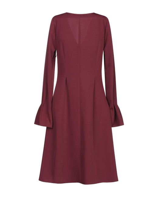 Massimo Rebecchi Purple Midi Dress
