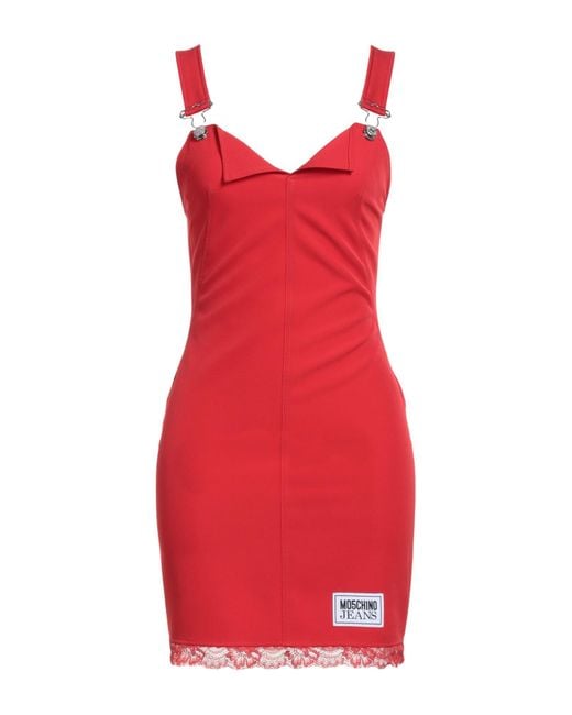Moschino Red Mini-Kleid