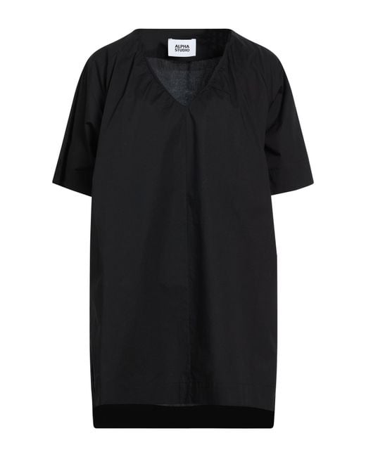 Alpha Studio Black Mini Dress