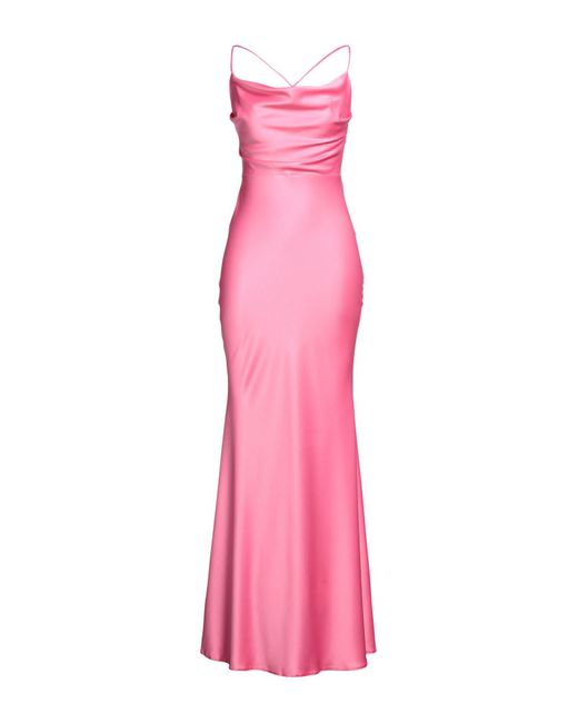 ACTUALEE Pink Maxi Dress