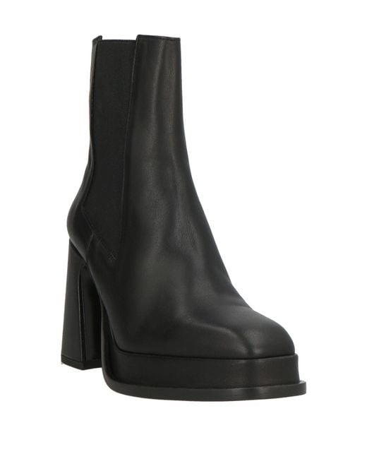 Castaner Black Ankle Boots Leather