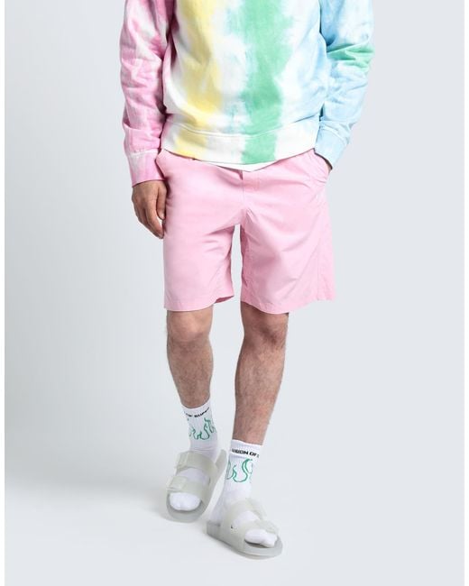 MSGM Pink Shorts & Bermuda Shorts for men