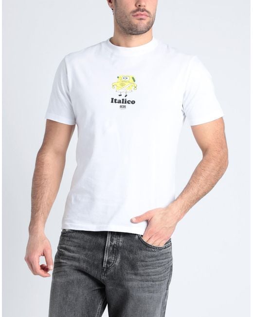 Gcds White T-shirt for men