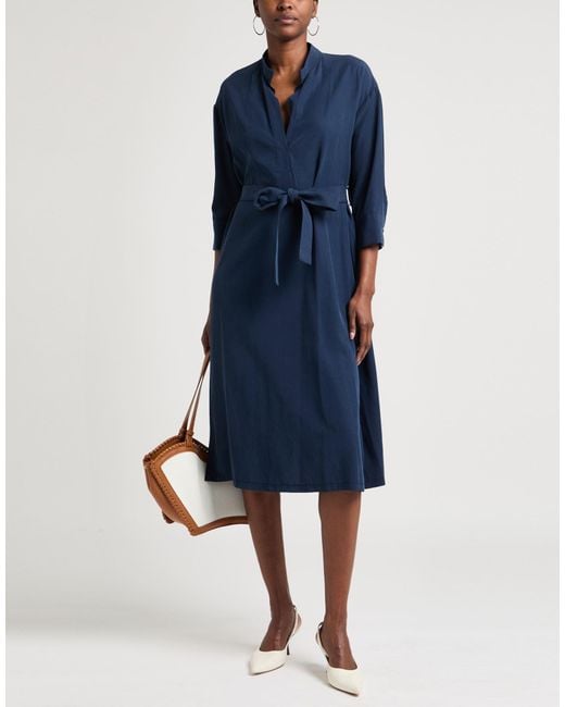 Kaos Blue Midi Dresses