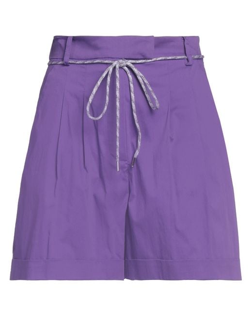 Patrizia Pepe Purple Shorts & Bermuda Shorts