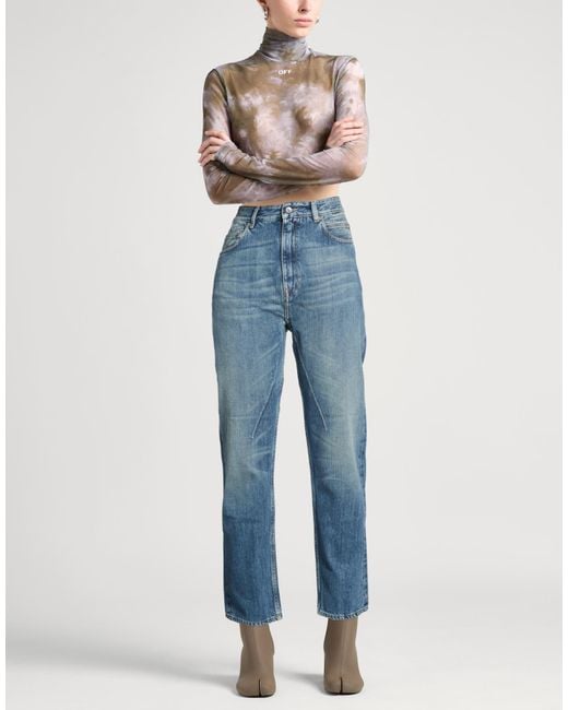 Rick Owens Blue Jeans Cotton