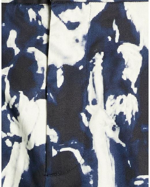 Grifoni Blue Pants Cotton, Elastane for men