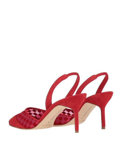 Manolo Blahnik Red Pumps