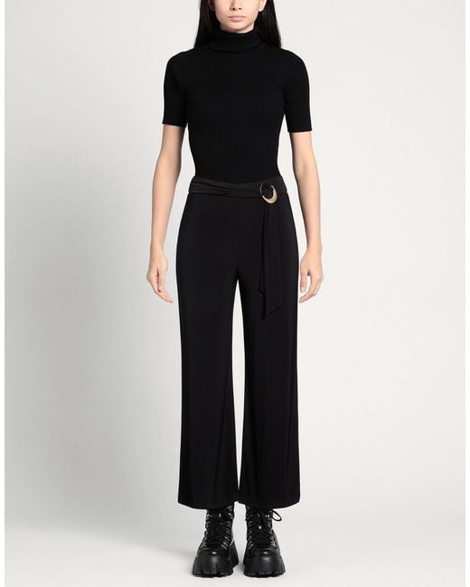 FRANK LYMAN Blue Pants Polyester, Elastane