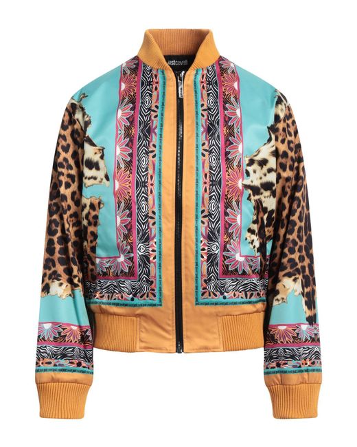 Just Cavalli Blue Jacket for men