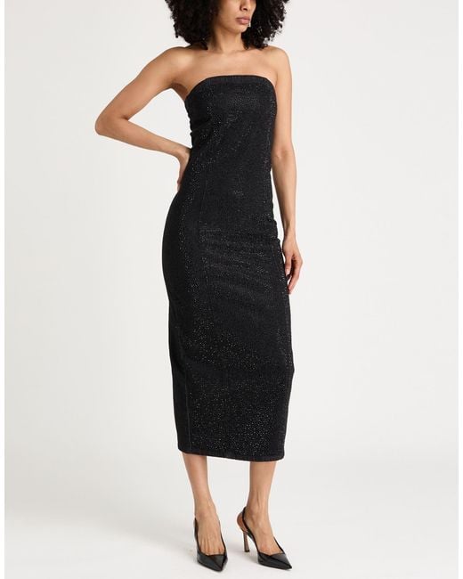 Gestuz Black Midi Dress
