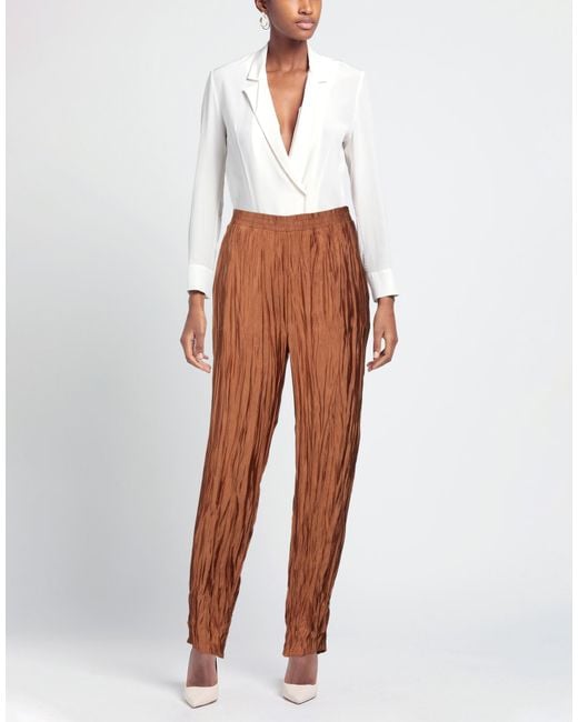 Roberto Collina Brown Pants