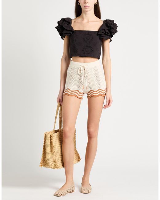 Zimmermann Natural Shorts & Bermuda Shorts