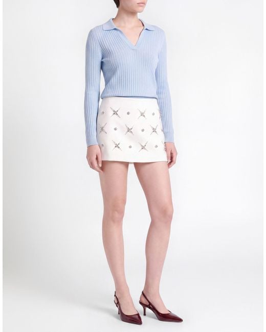 Pinko Natural Mini Skirt