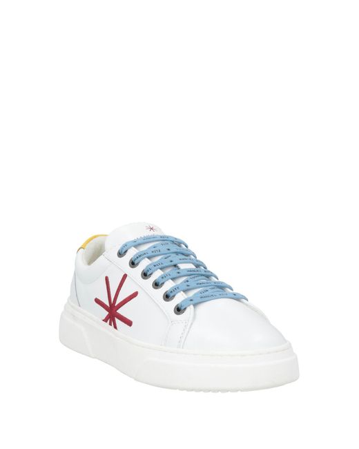 Manuel Ritz White Sneakers Leather for men