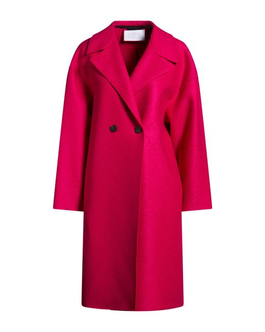 Harris Wharf London Pink Coat Virgin Wool