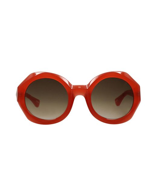 Occhiali Da Sole di Linda Farrow in Red