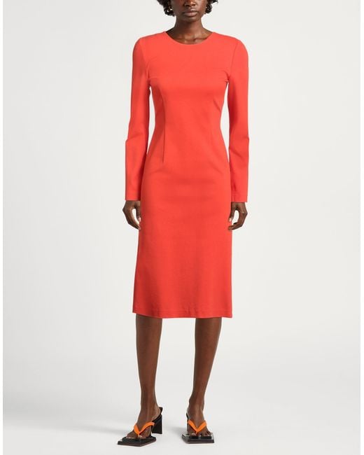 Vestido Midi Suoli de color Red